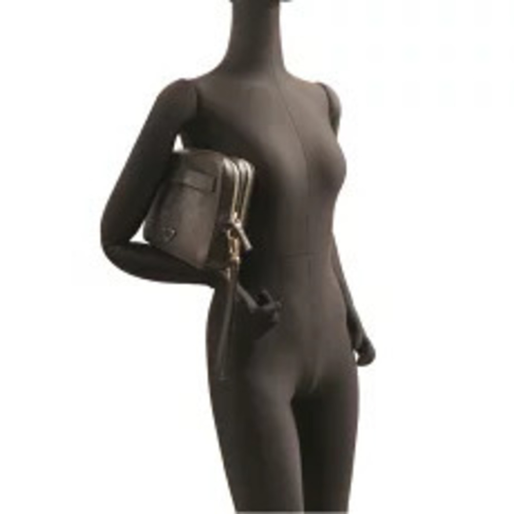 Prada Shoulder Bag Saffiano Leather Black - Picture 8 of 9